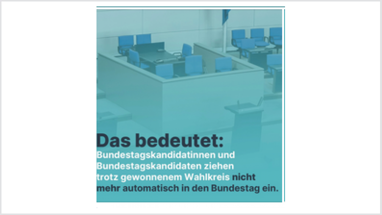 Bedeutung Erst-un Zweitstimme