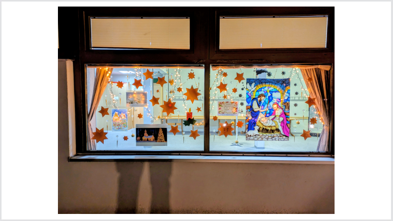 Unser Weihnachtsfenster